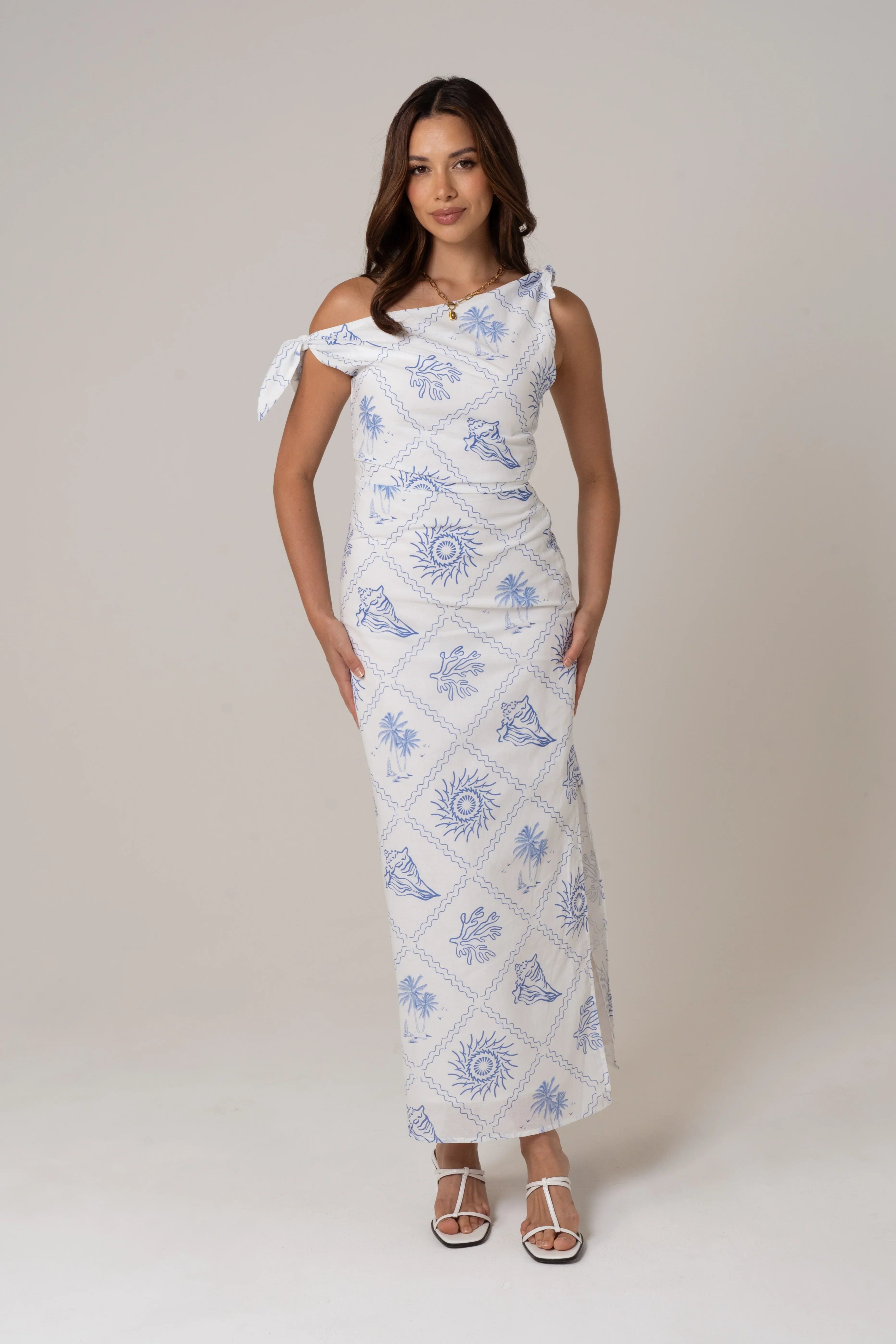 Ashley Drop Shoulder Midi Dress