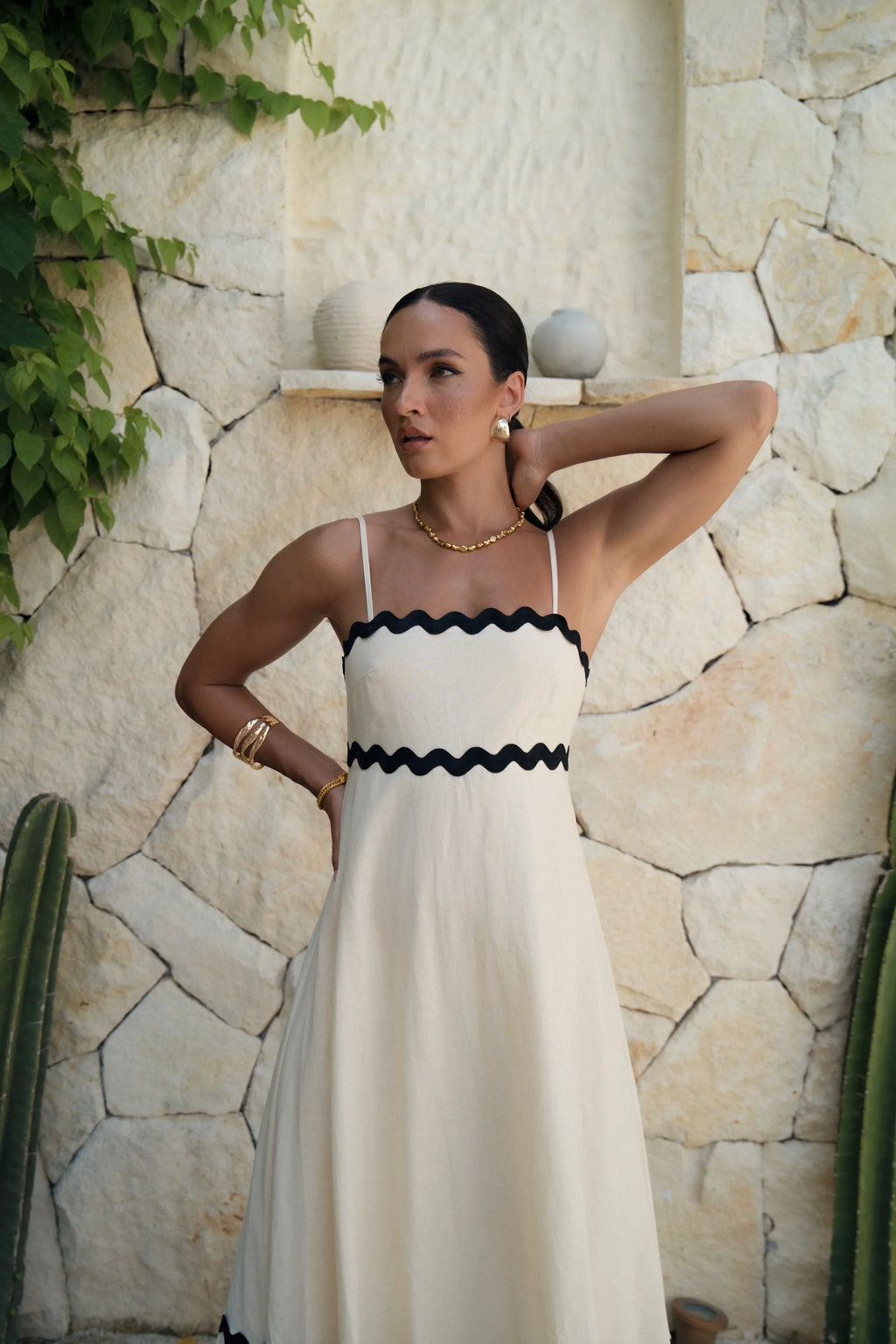 Millie Ric-Rac Summer Maxi Dress