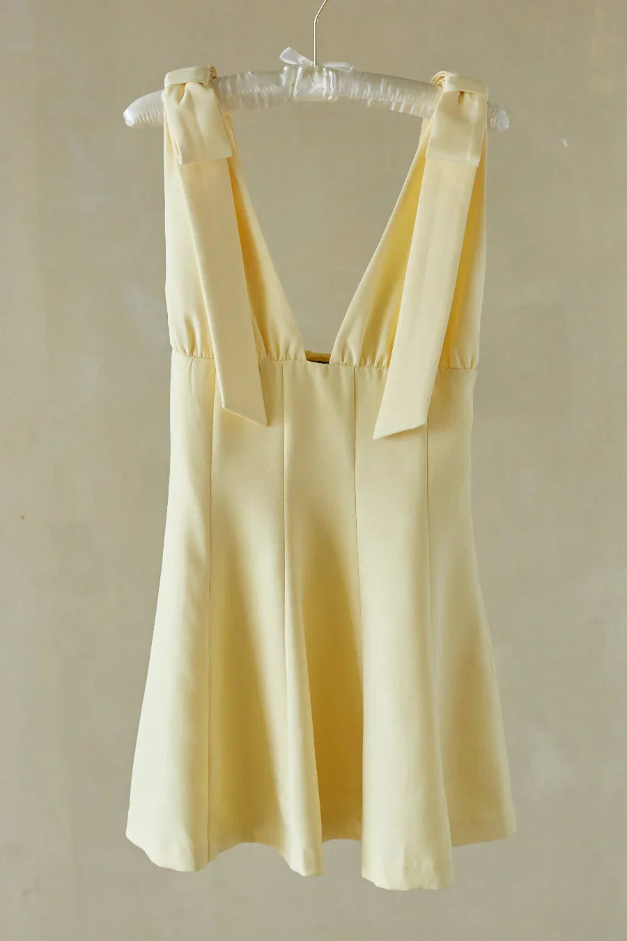 Chandra Bow Tie Mini Dress