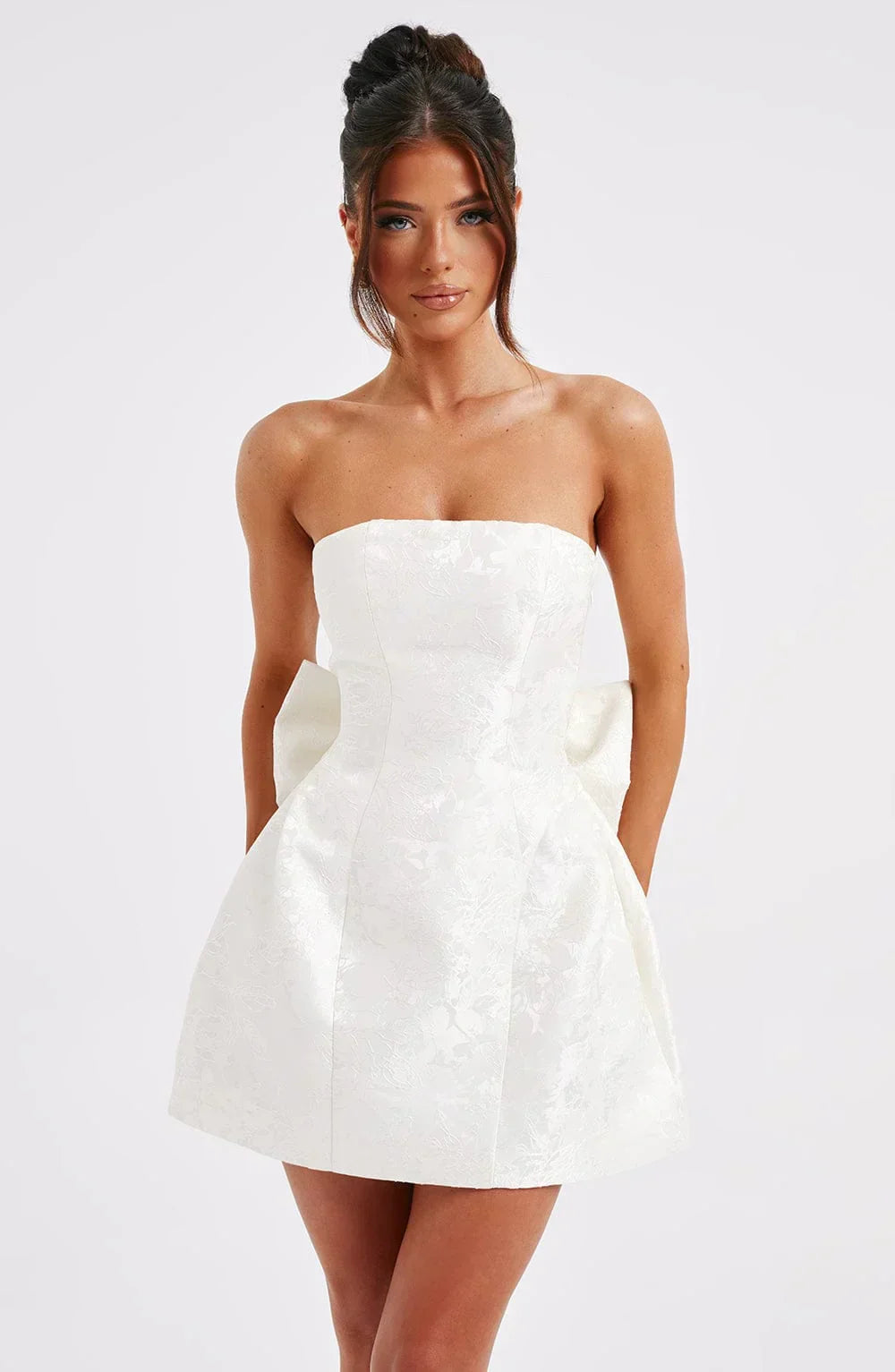 Elenora Mini Dress - Ivory