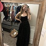 Lovers In Paris Strapless Tulle Maxi Dress Yellow