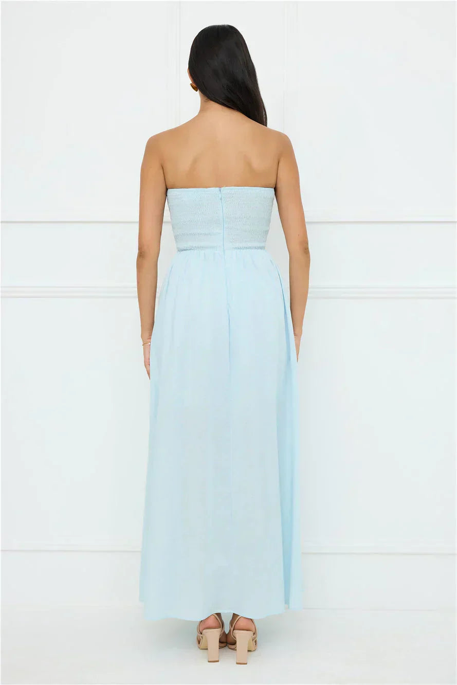 Luciana Strapless Maxi Dress