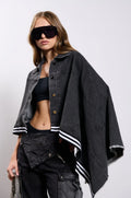 Natalya Denim Cape