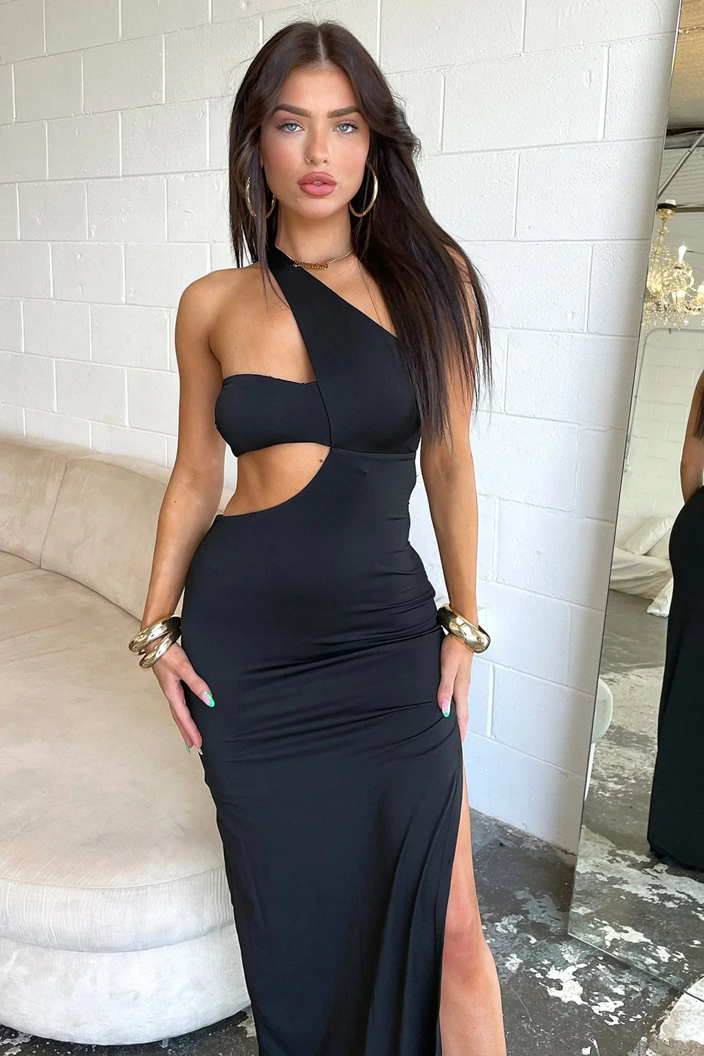 Inika Maxi Dress - Black