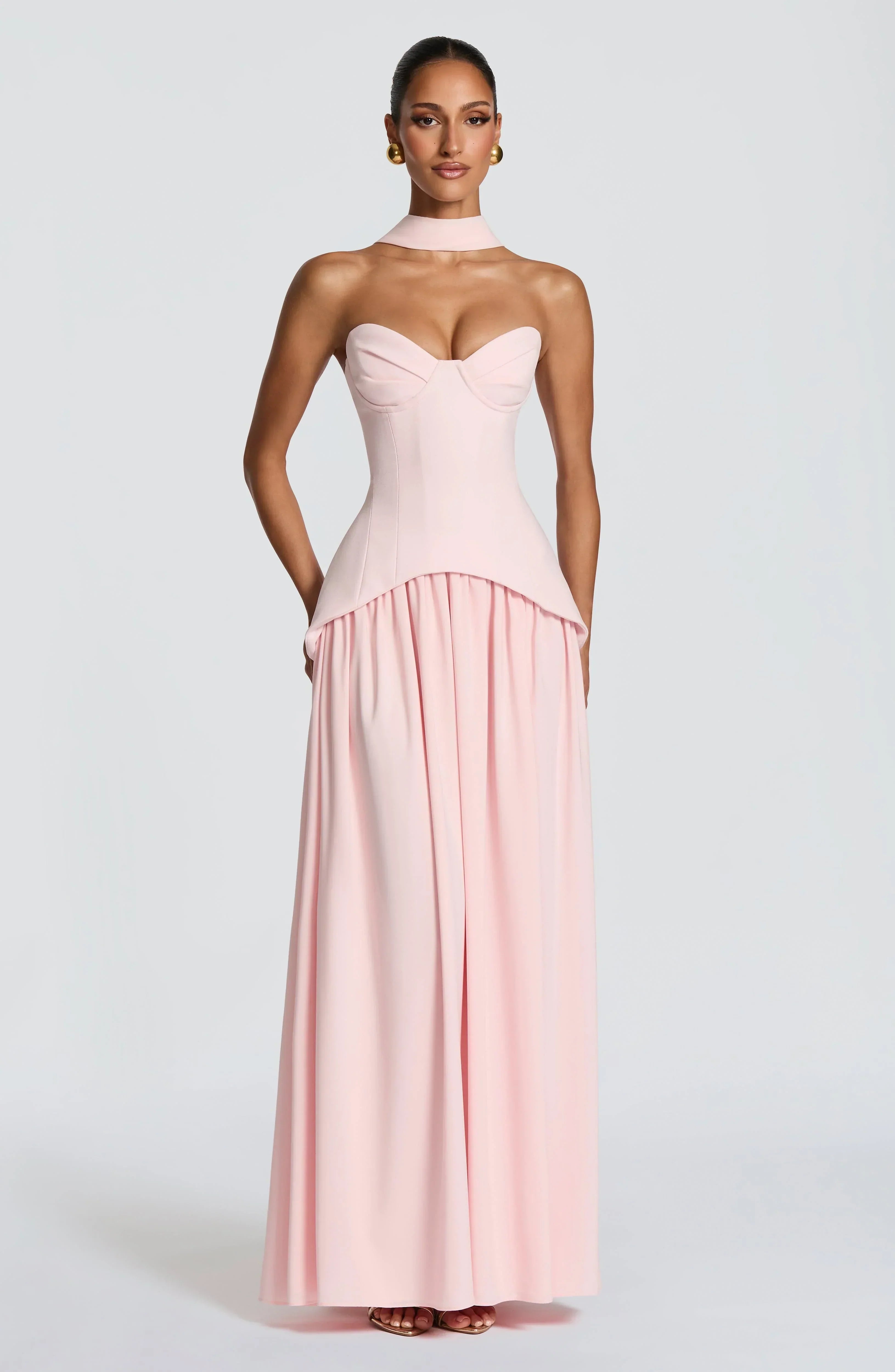 Vietta Maxi Dress - Blush