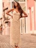 Millie Crochet Maxi Dress