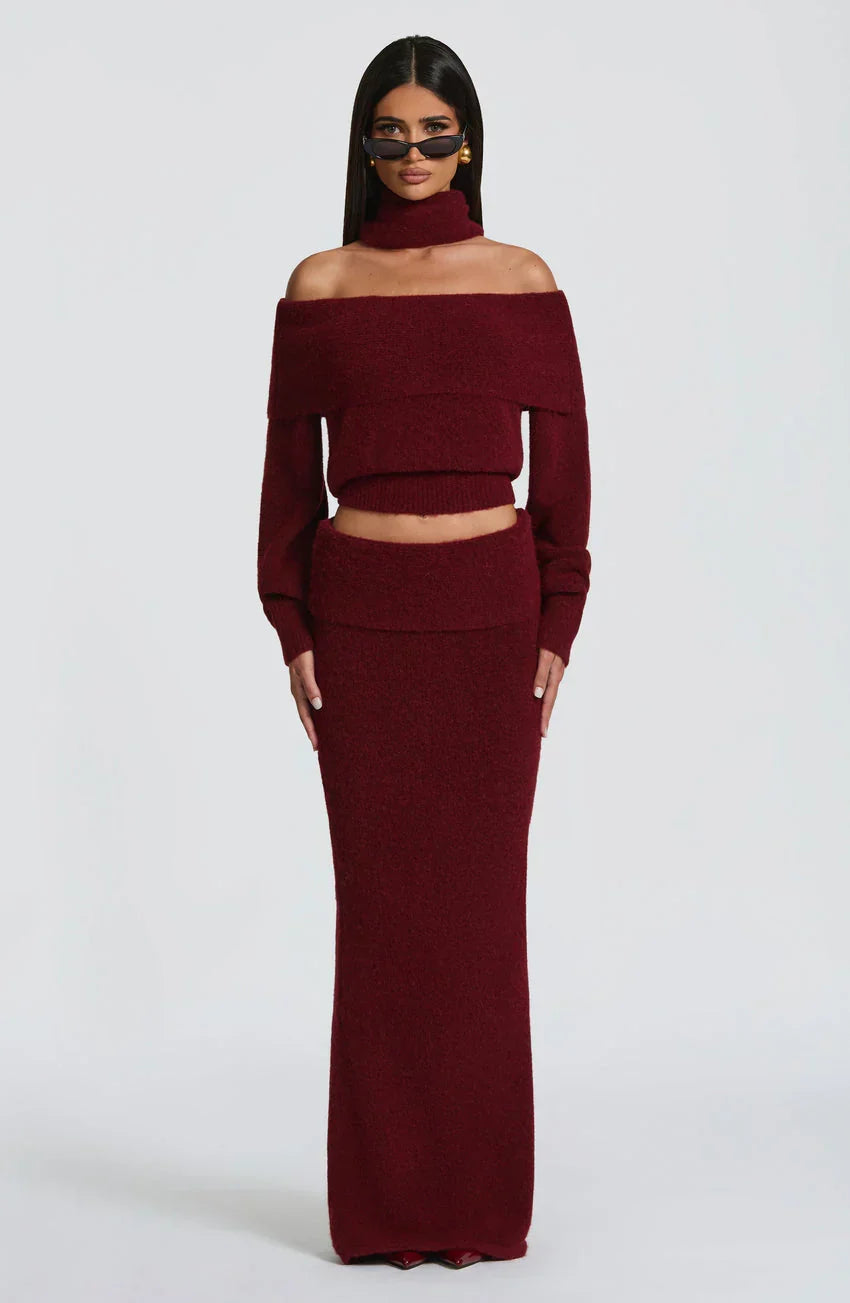 Andie Top - Burgundy