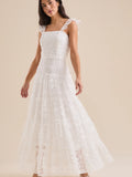 Kallie Lace Tiered Maxi Dress