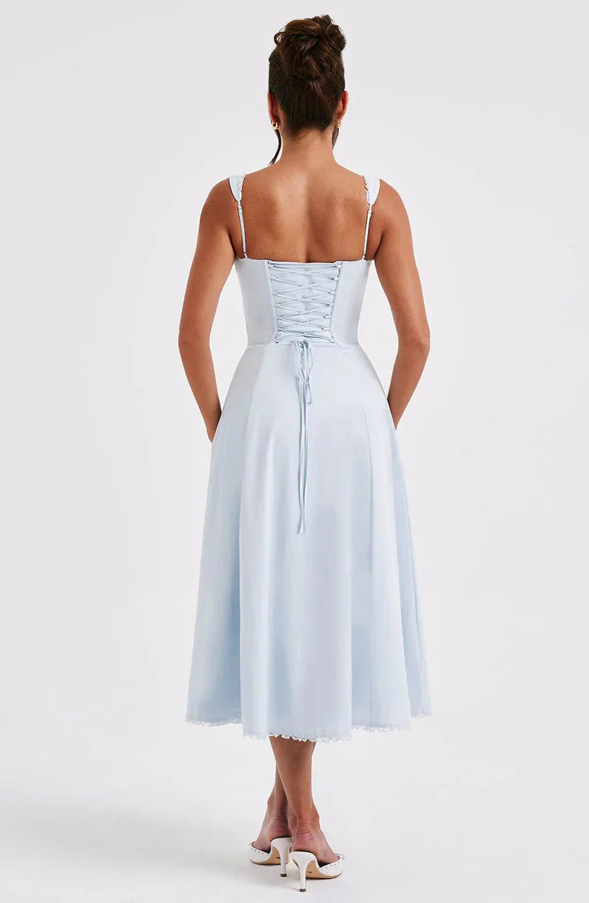 Ulrika Midi Dress - Blue