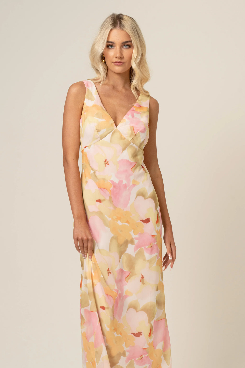 Bailey V-Neck Midi Dress