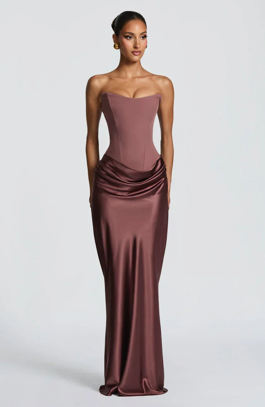Maggie Maxi Dress - Dusty Rose