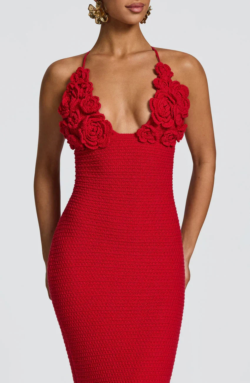Celaena Maxi Dress - Red
