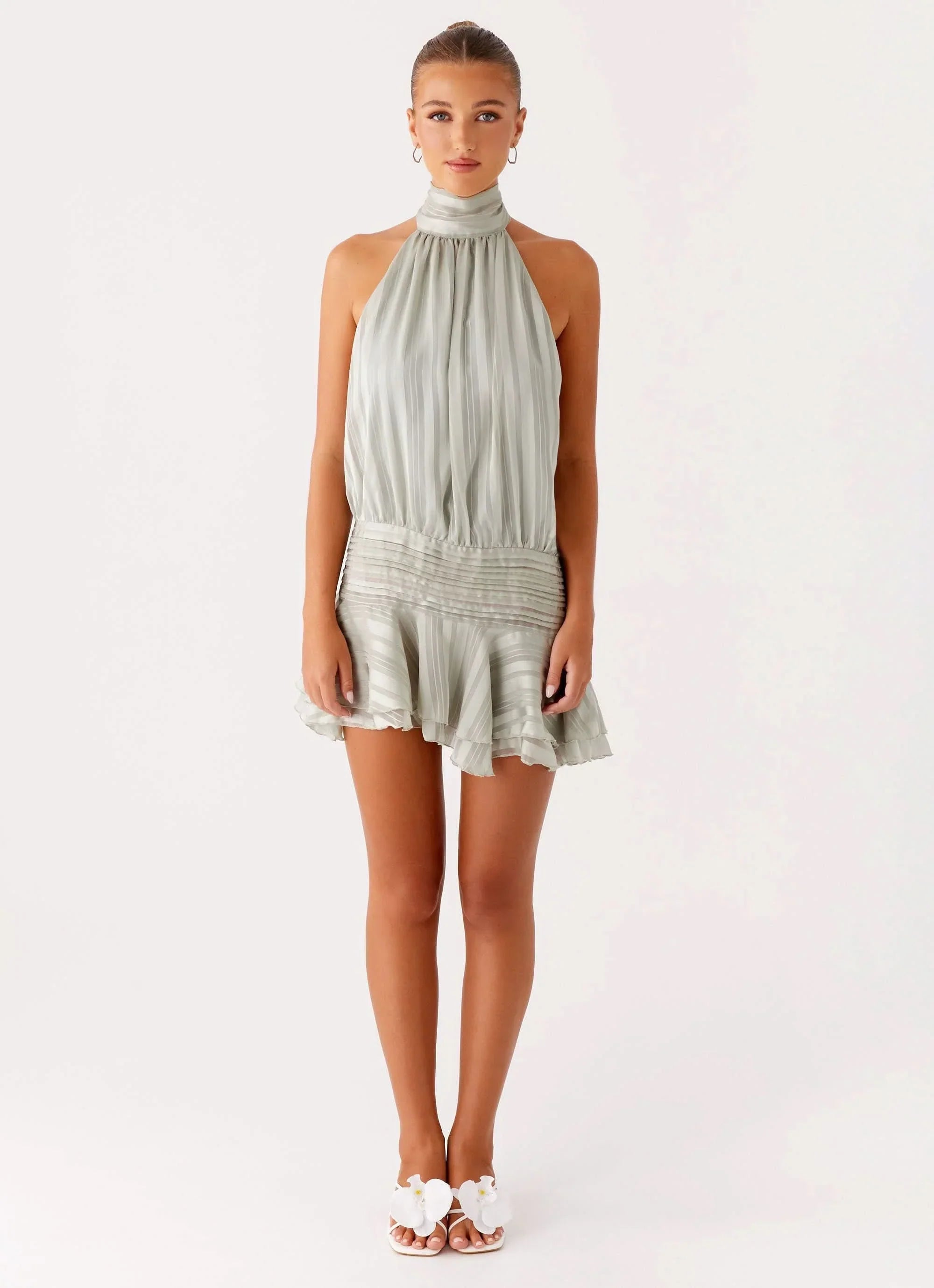 Sofia Chiffon Mini Dress