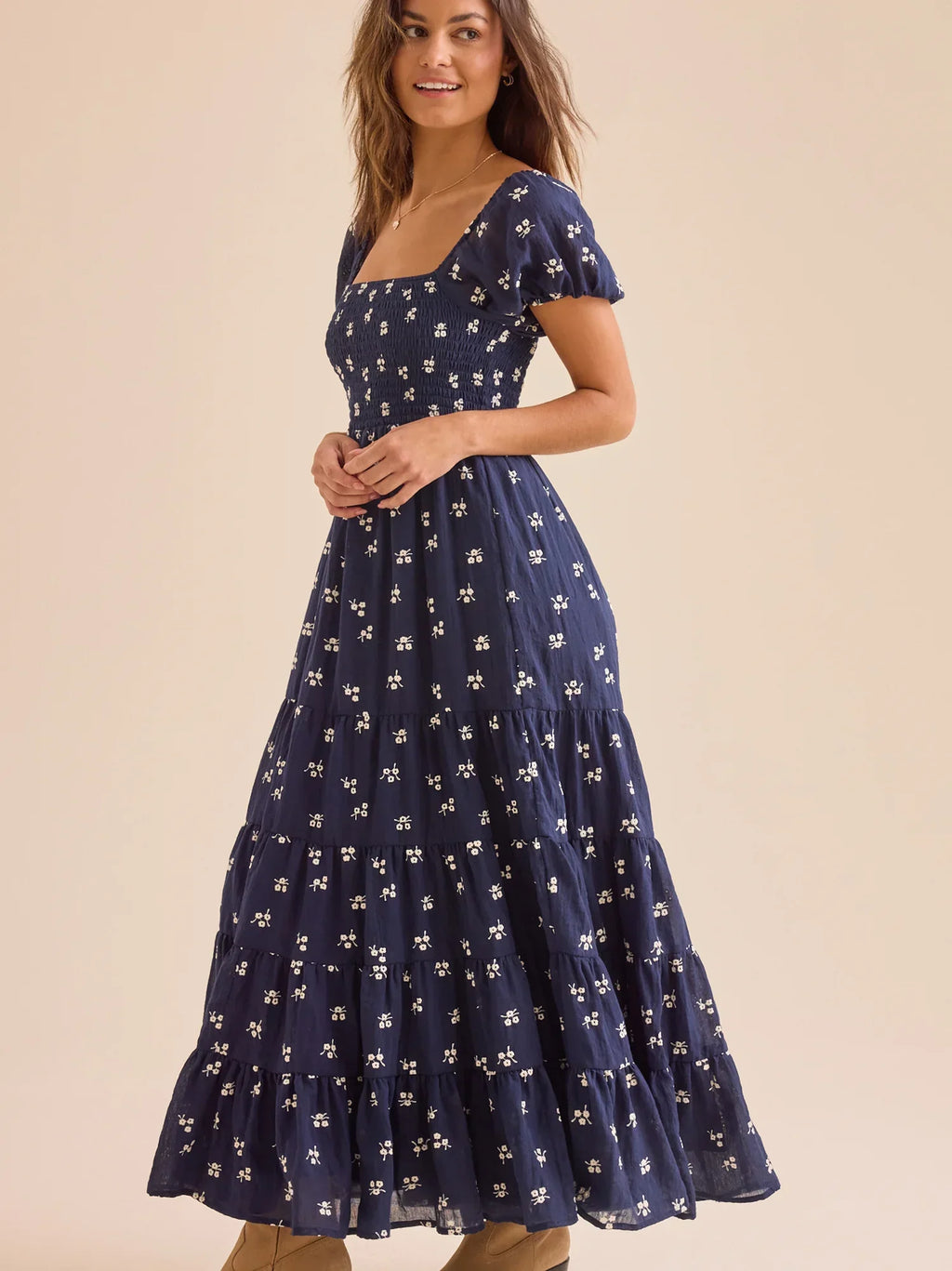 Oaklynn Embroidered Maxi Dress