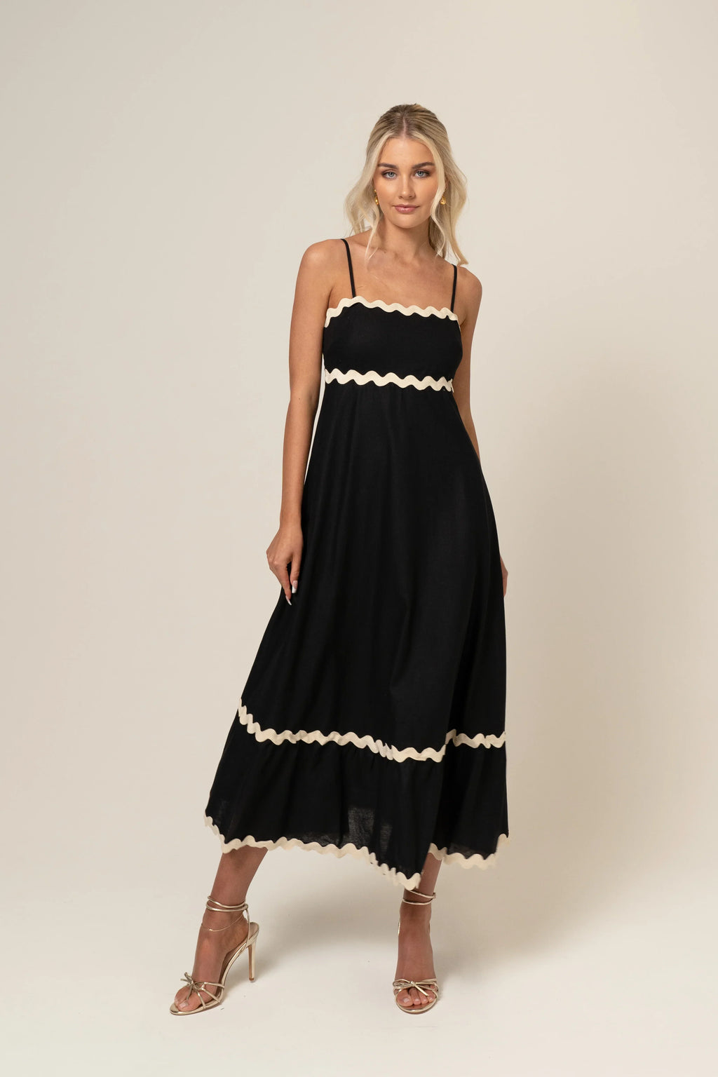 Millie Ric-Rac Summer Maxi Dress