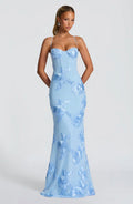 Nefertiti Maxi Dress - Glacier Blue