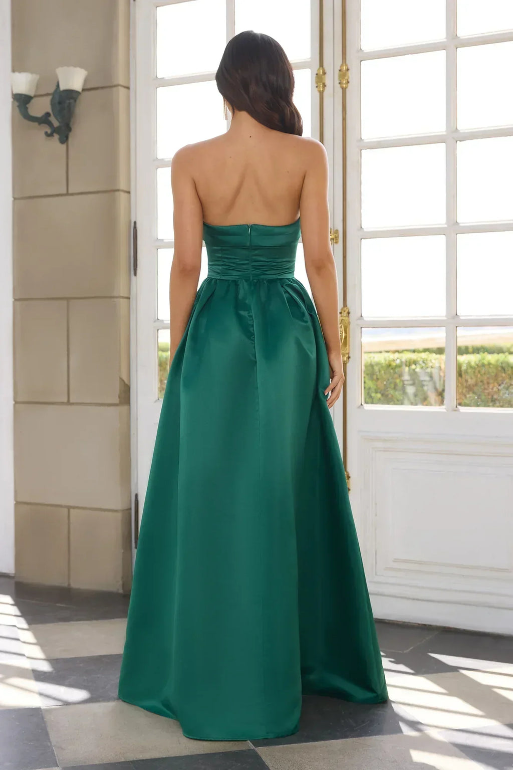 Elegance In Motion Strapless Maxi Dress