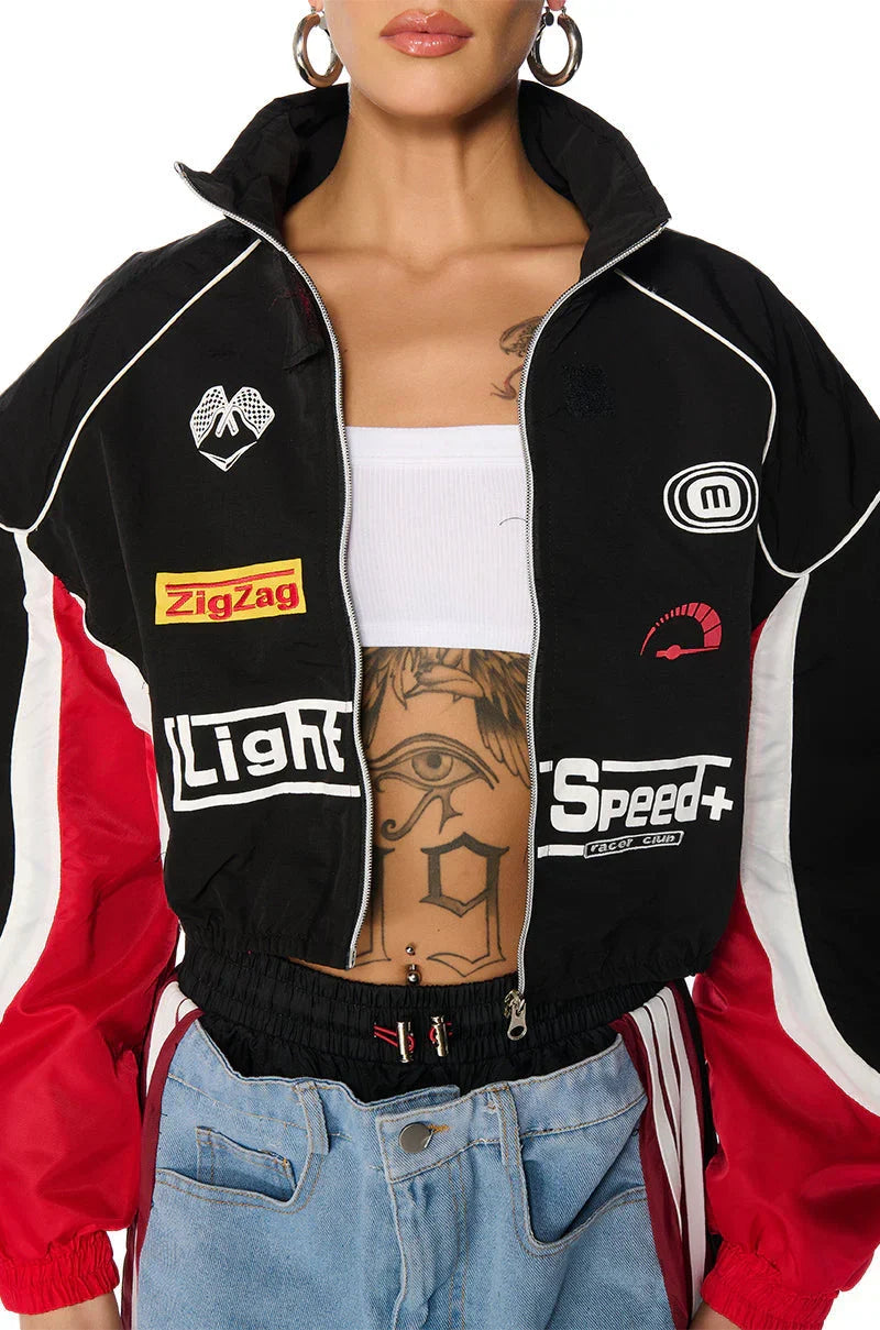 Hamilton Nylon Racing Bomber Jacket