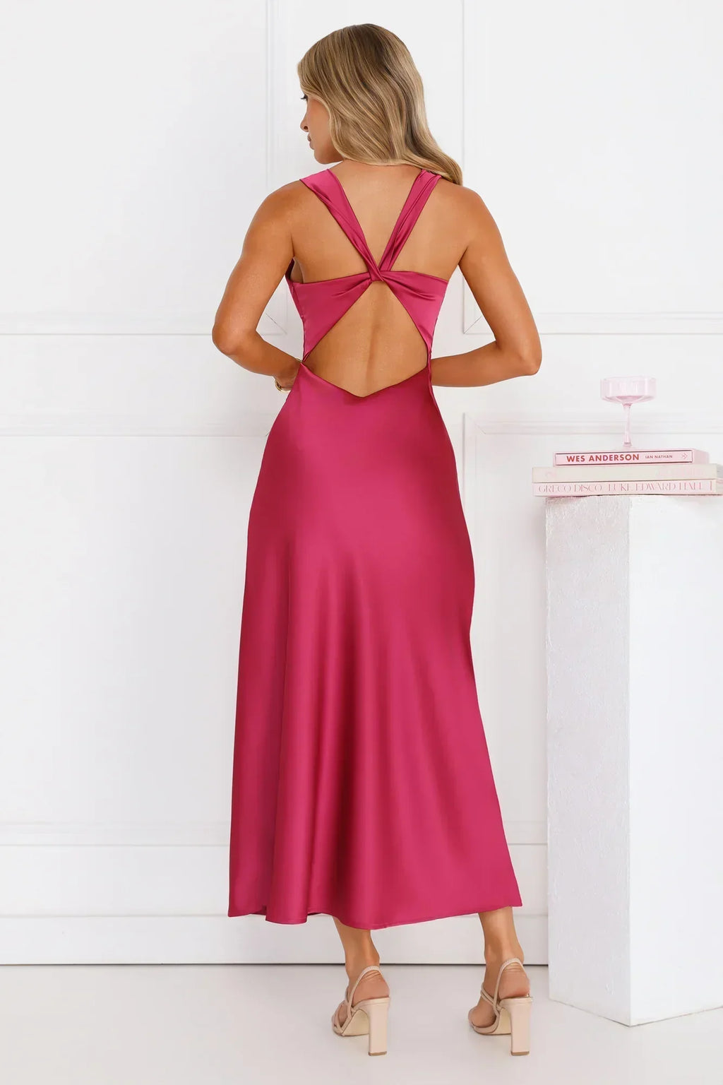Doing The Most Satin Maxi Dress