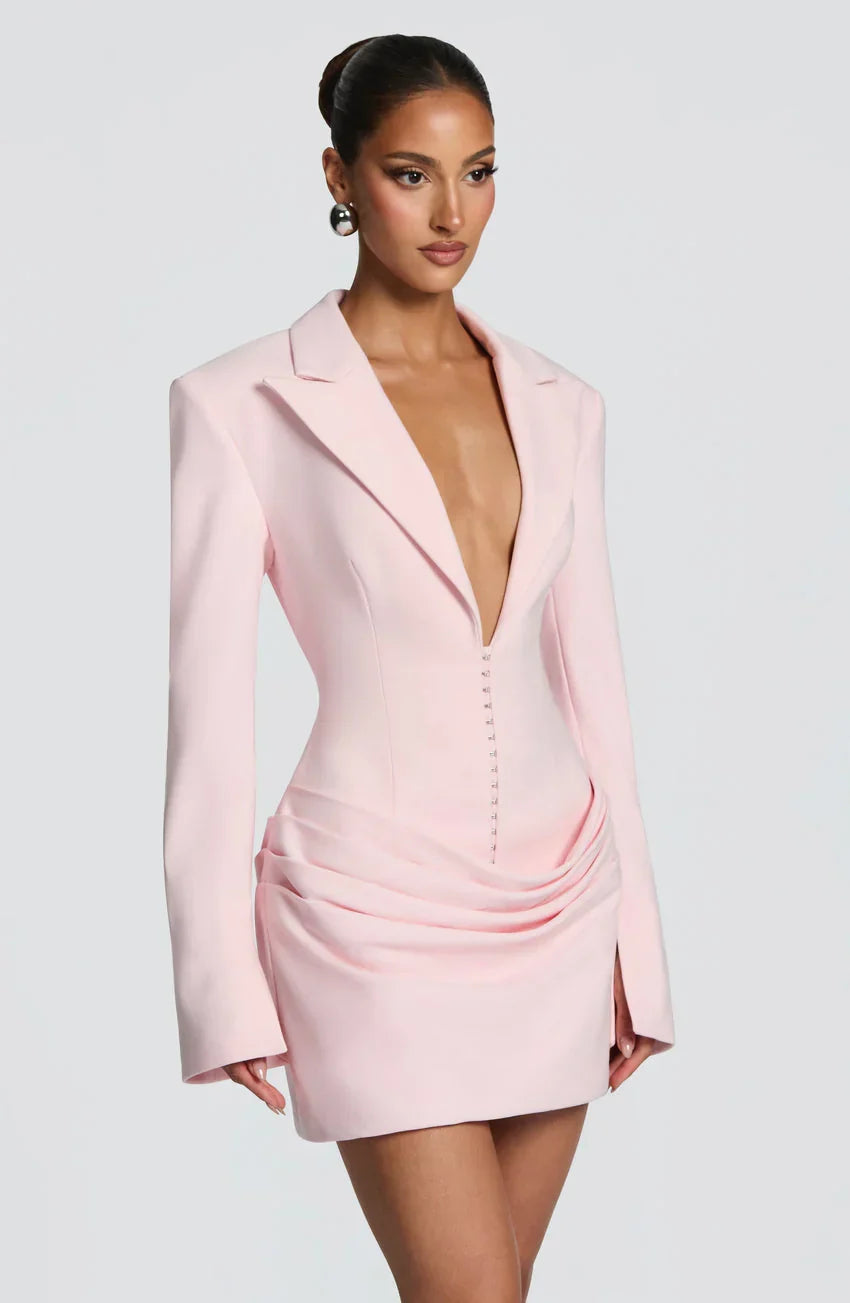 Susie Mini Dress - Blush
