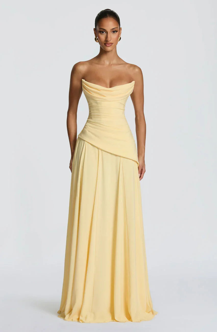 Patricia Maxi Dress - Lemon
