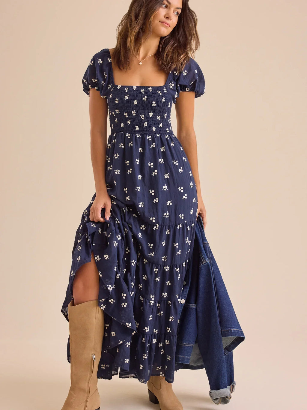 Oaklynn Embroidered Maxi Dress