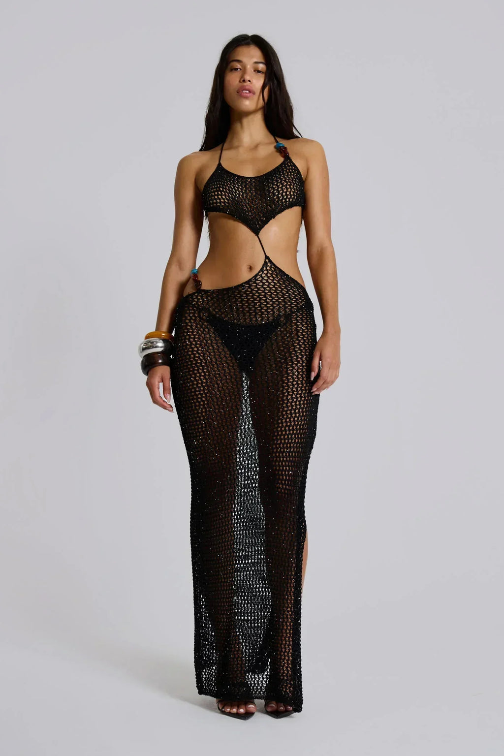 Echo Crochet Maxi Dress