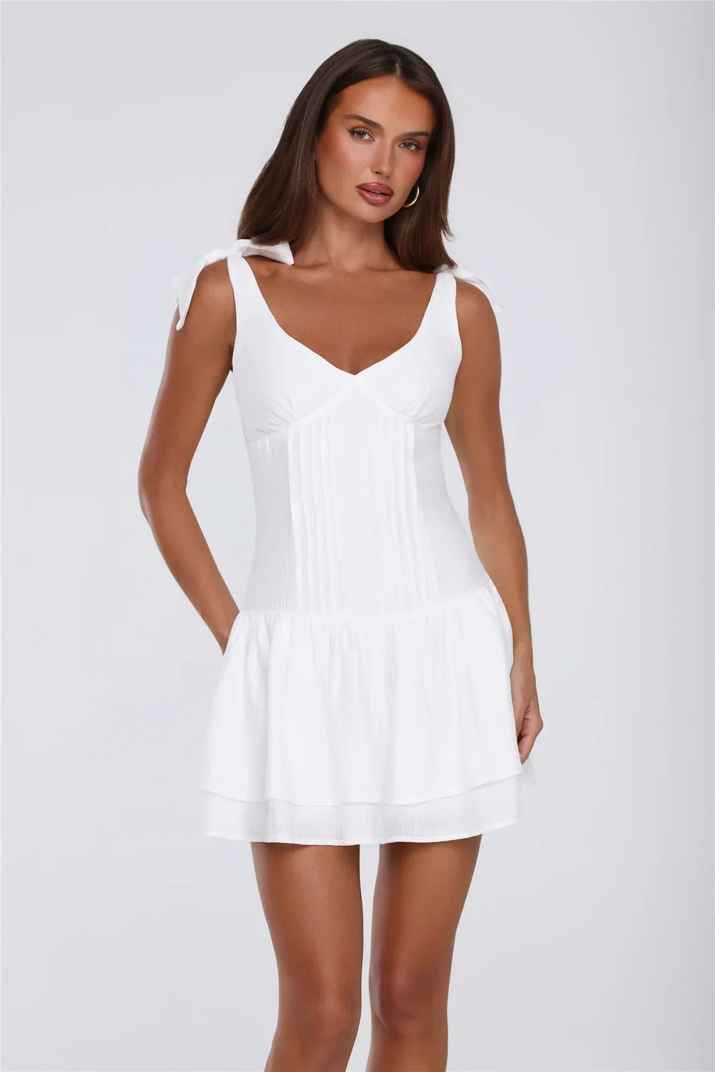 Heatwave Kiss Mini Dress White