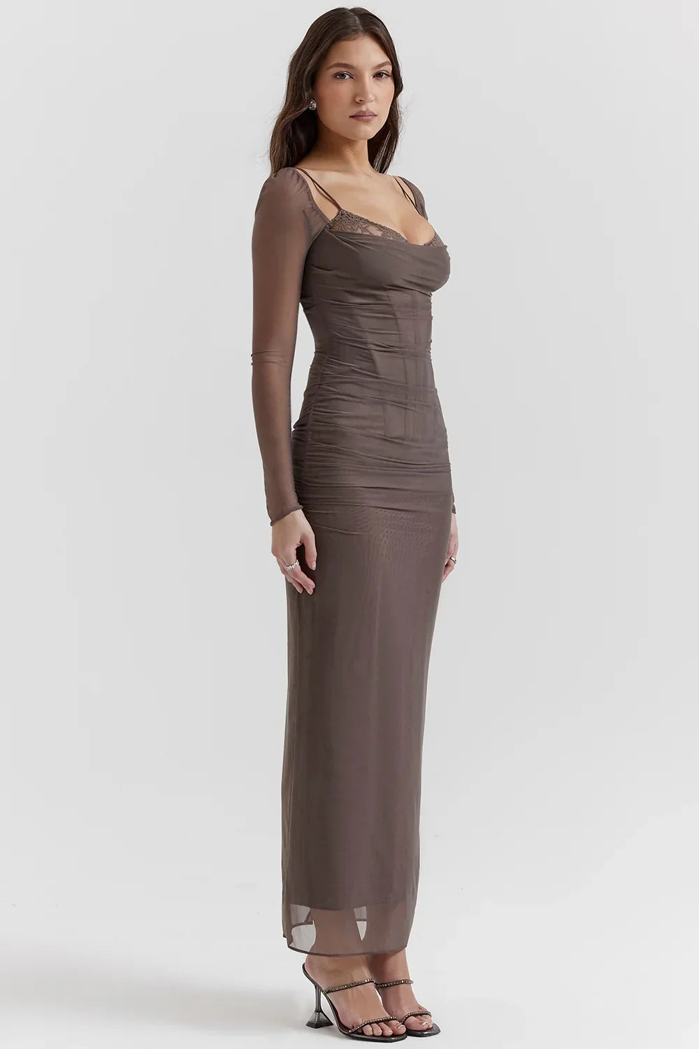 Katarina-Smoke Maxi Dress