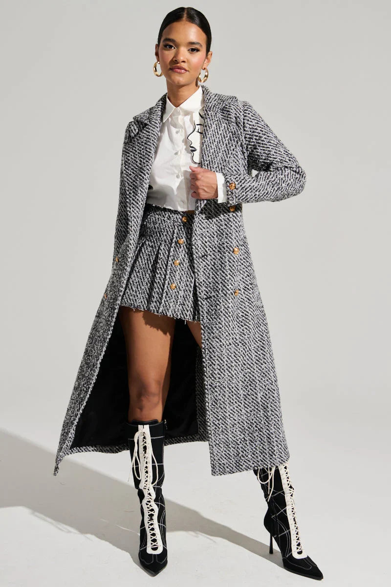 Altura Tweed Trench