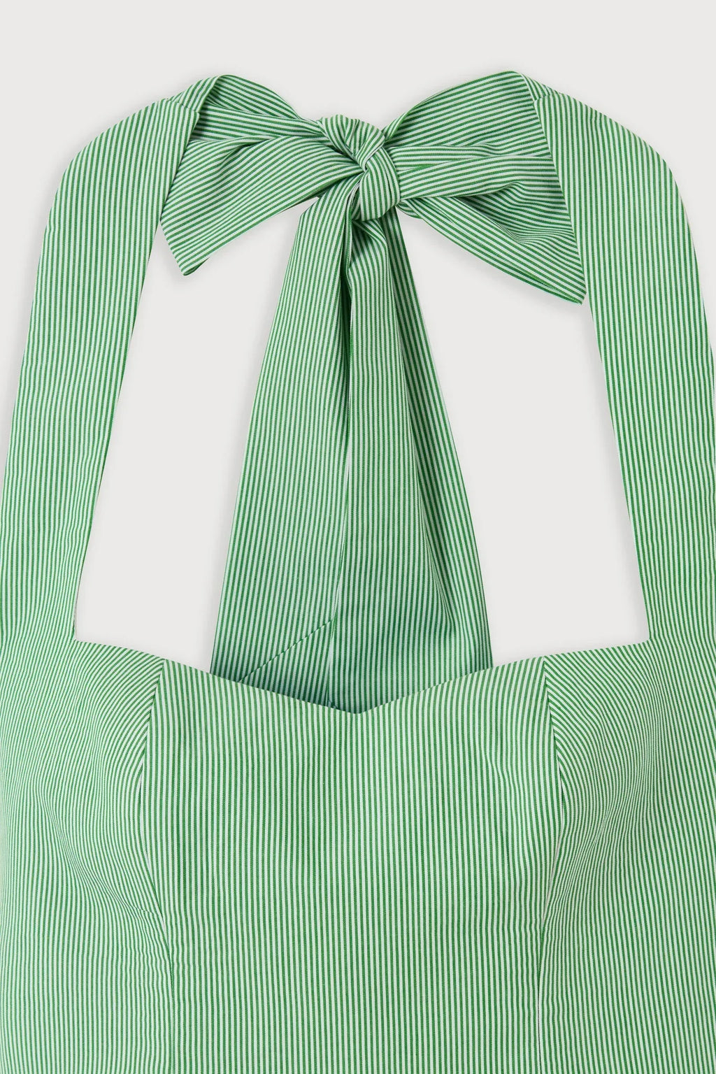 Cotton Pinstripe Mini Dress
