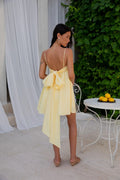 Midnight Charm Mini Dress Yellow
