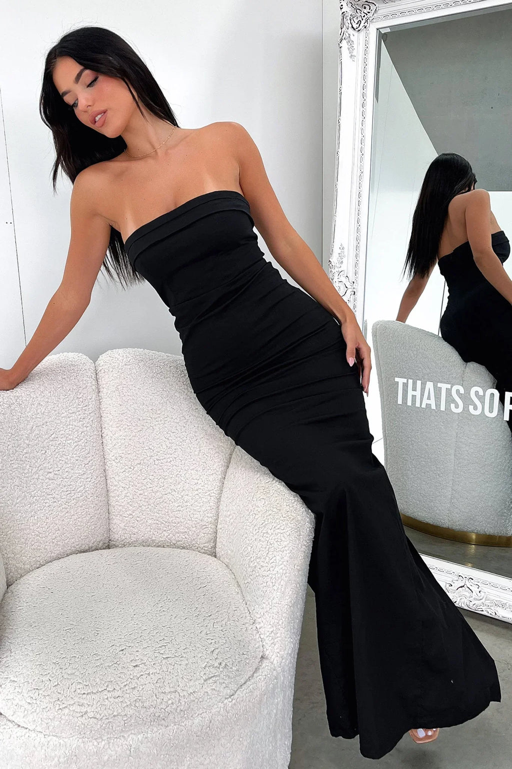 Charms Maxi Dress - Black