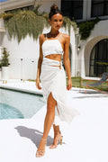 Freshest Times Midi Dress White