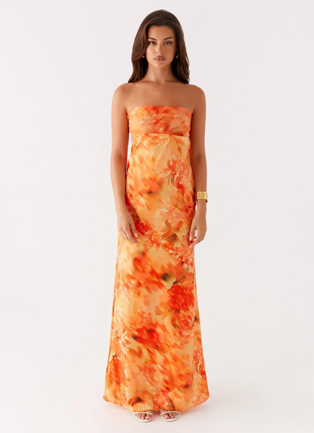 Carmen Maxi Dress - Sunset Floral