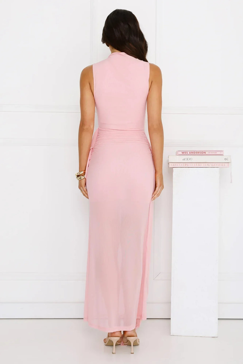 Dazzle Me Darling Mesh Maxi Dress