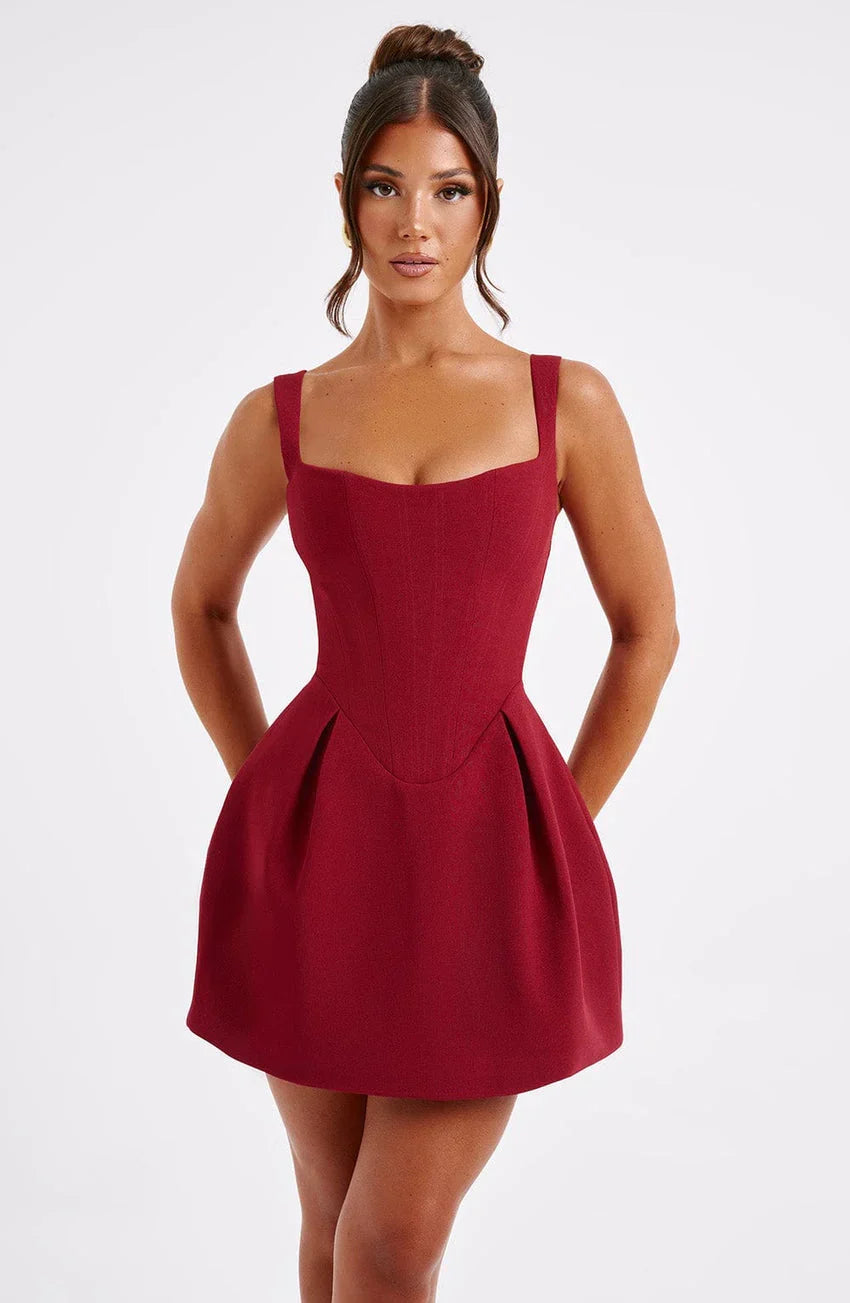 Janiyah Mini Dress - Wine