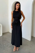 Henrietta Sleeveless Maxi Dress - Black