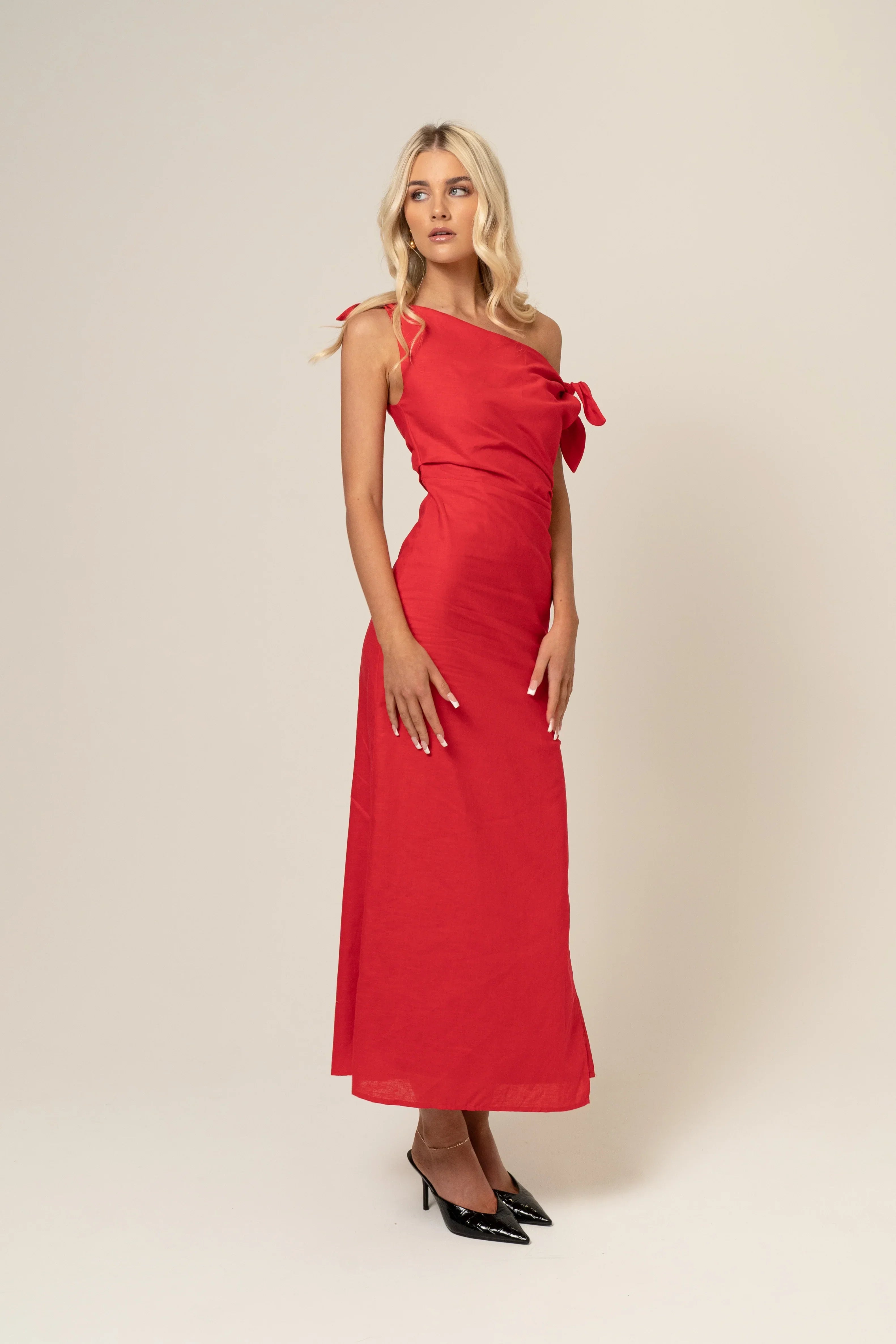 Ashley Drop Shoulder Midi Dress
