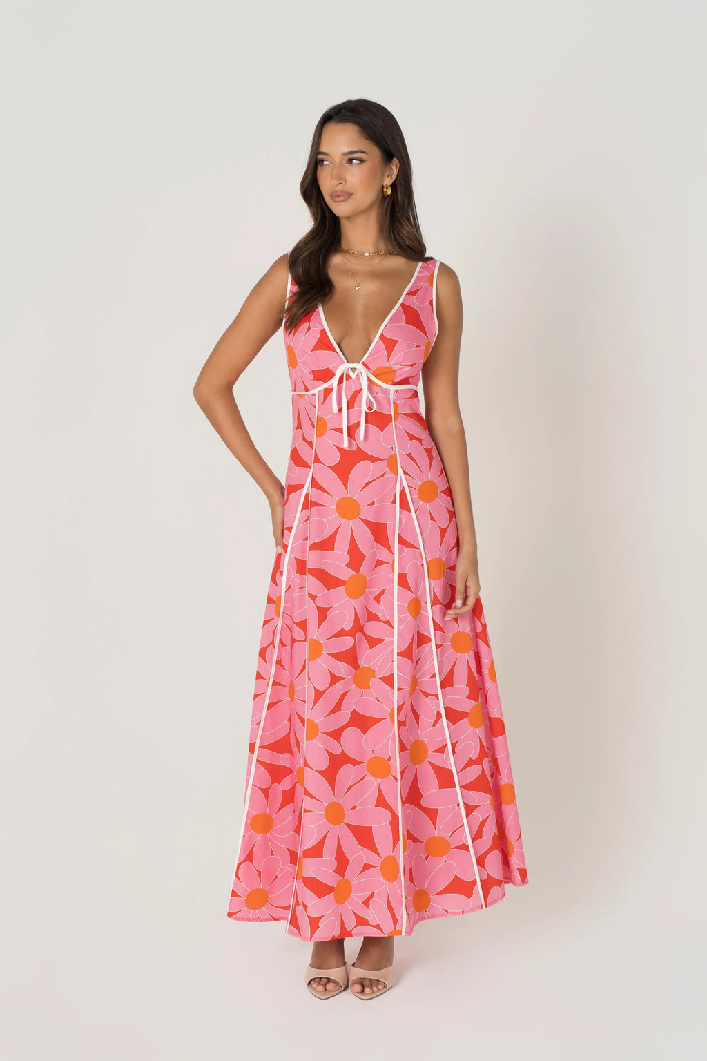 Quinley Print Sleeveless Maxi Dress