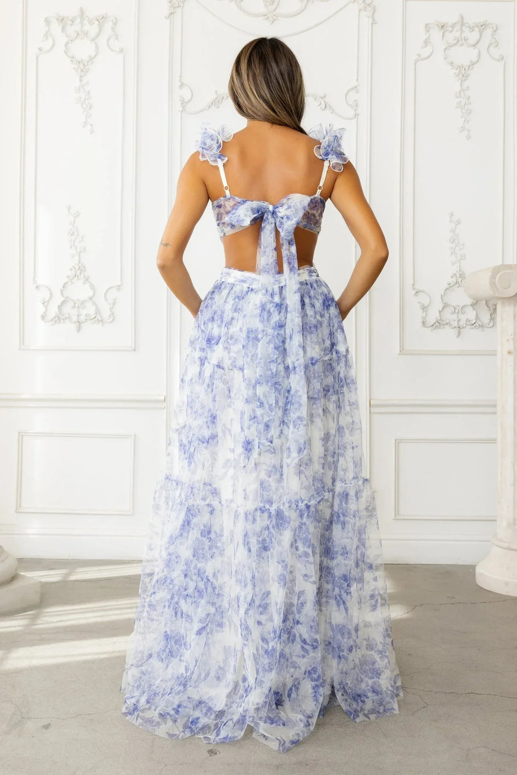 Riviera Maxi Dress Blue