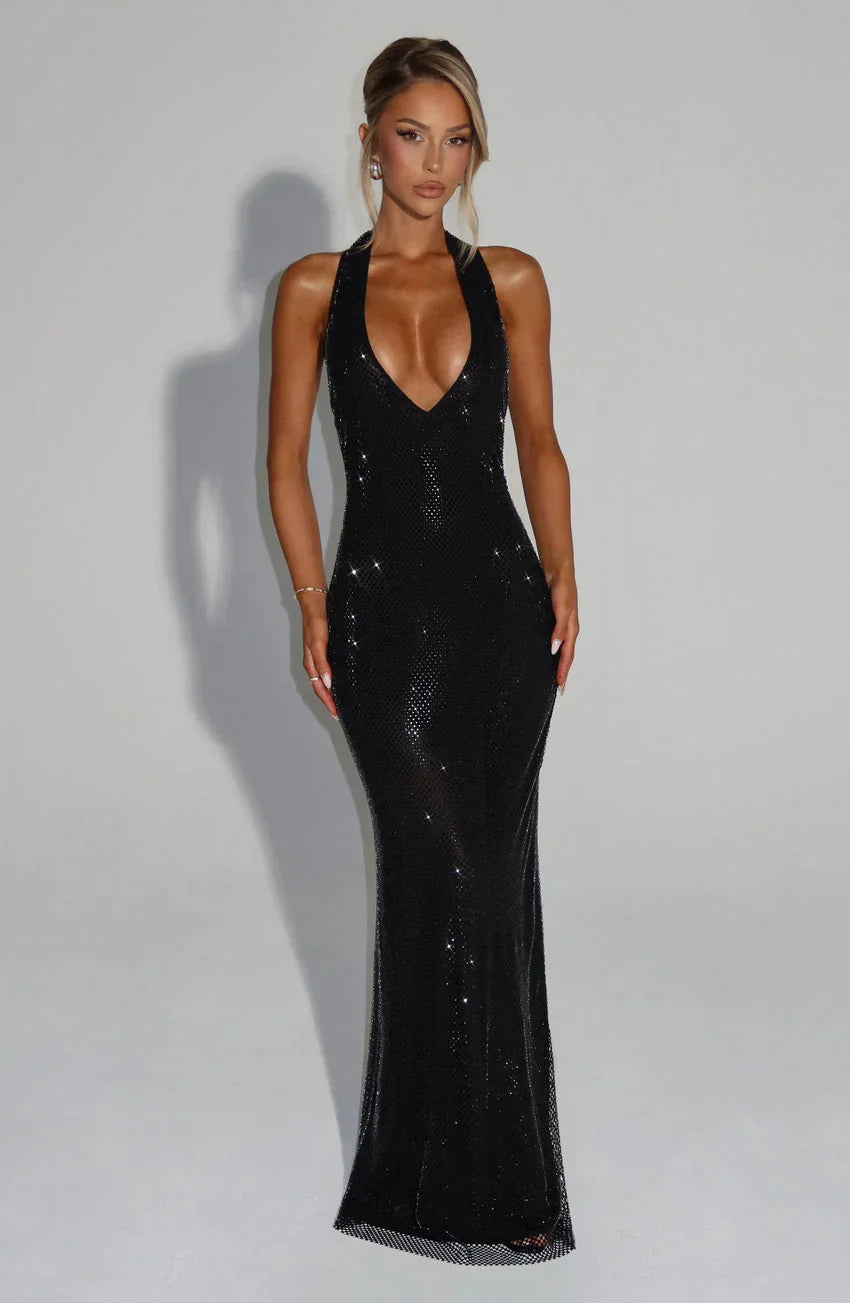 Starla Maxi Dress - Black