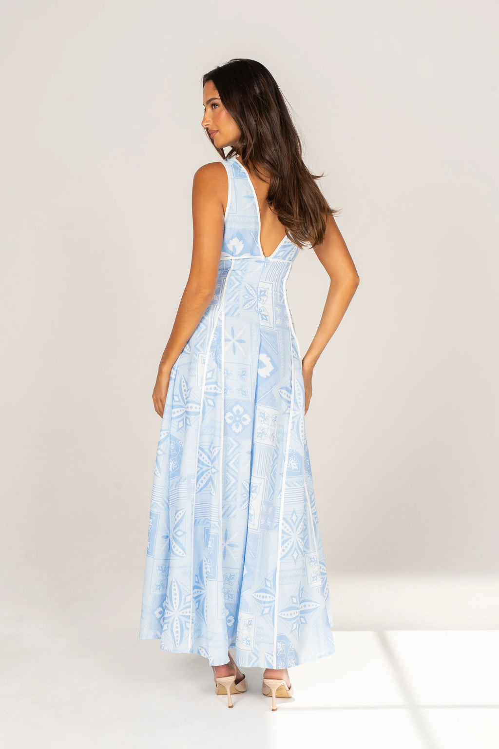 Quinley Print Sleeveless Maxi Dress