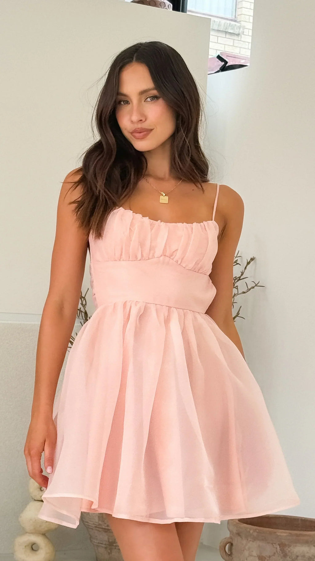 Ciele Mini Dress - Pink