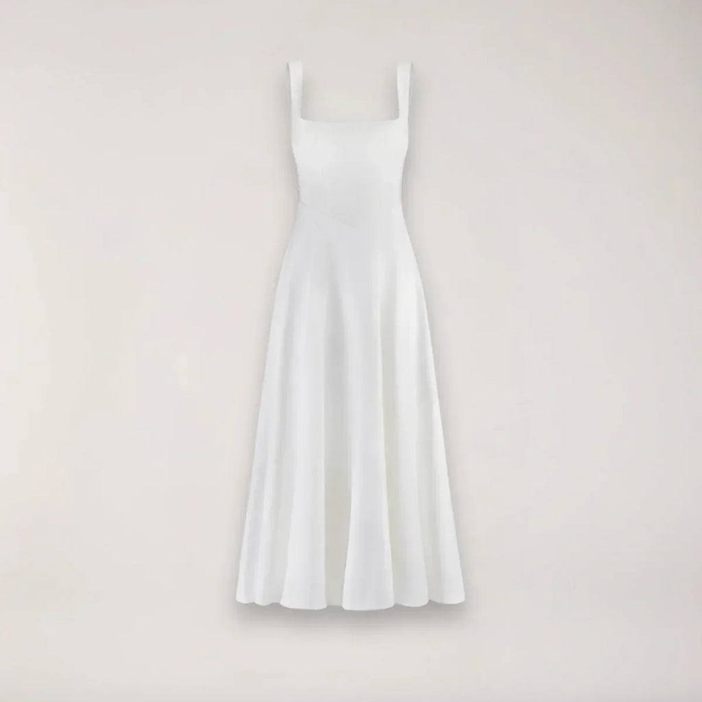 Women’S Midi Dress – Flattering Fit – Cinched Waist – Flowing Silhouette