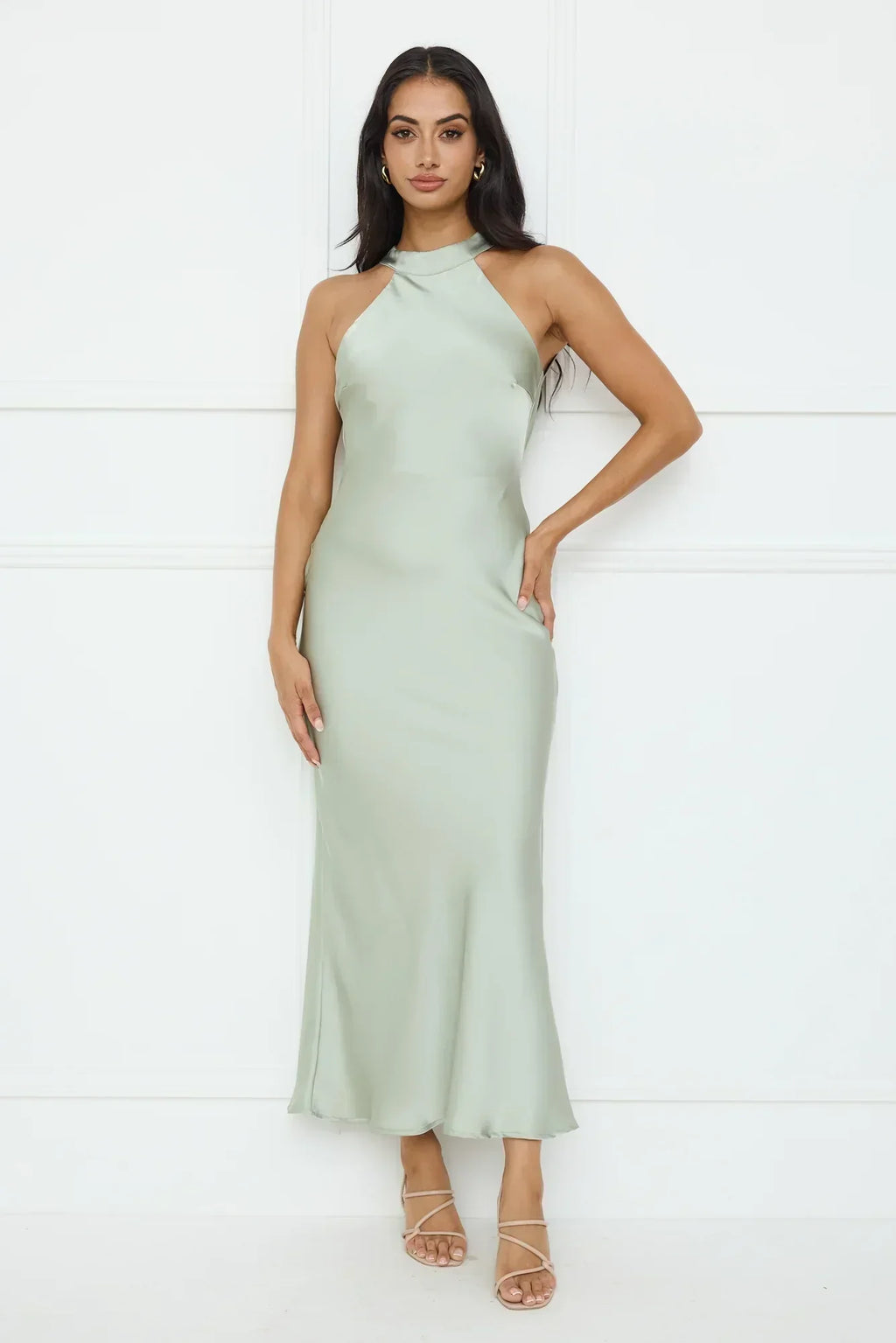 Icon Status Satin Maxi Dress