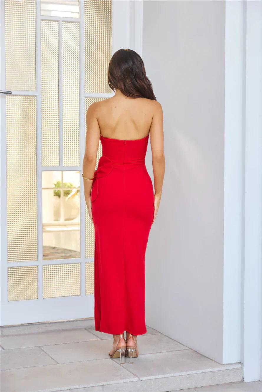 Elisandra Strapless Midi Dress