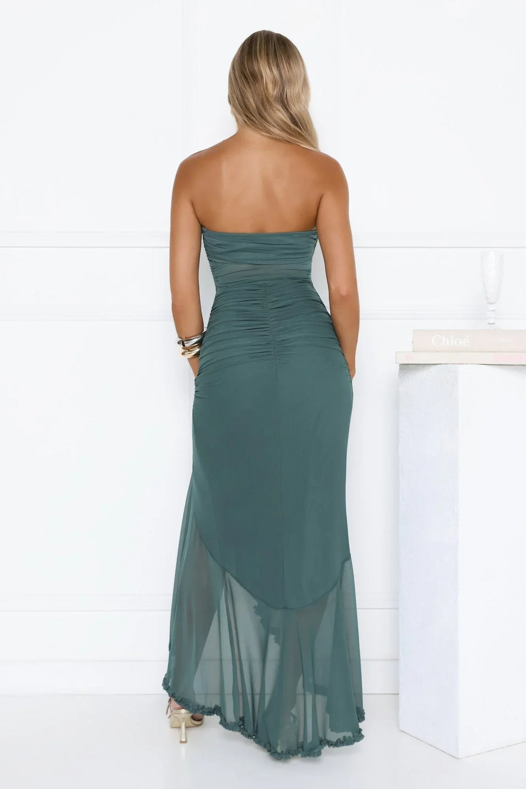 Spark Soirée Maxi Dress Teal