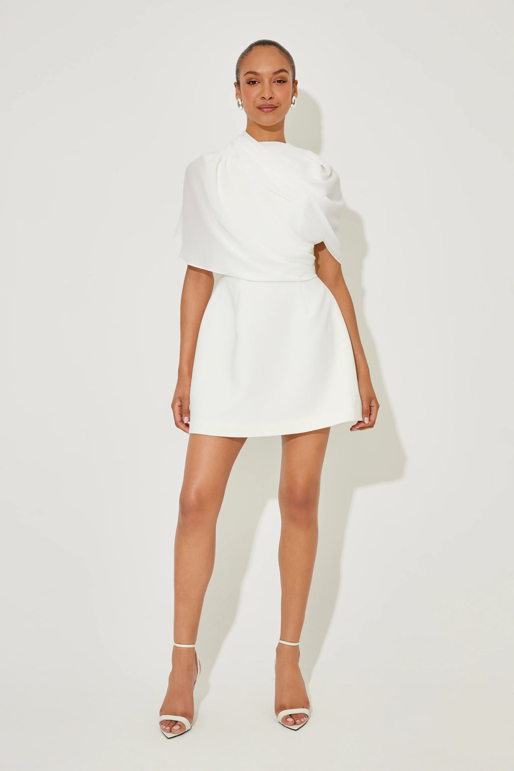Gathered Mini Dress