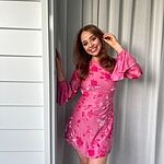 Golden Moon Long Sleeve Mini Dress White